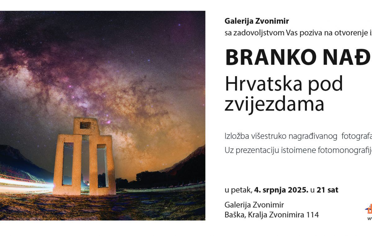 Otvorenje izložbe „Hrvatska pod zvijezdama“ astrofotografa Branka Nađa u Baški