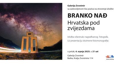 Otvorenje izložbe „Hrvatska pod zvijezdama“ astrofotografa Branka Nađa u Baški