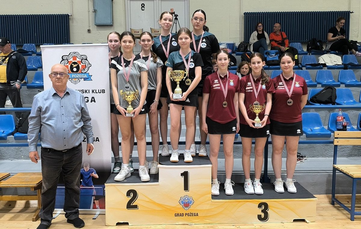 5 medalja za mlade krčke stolnotenisače na Prvenstvu Hrvatske
