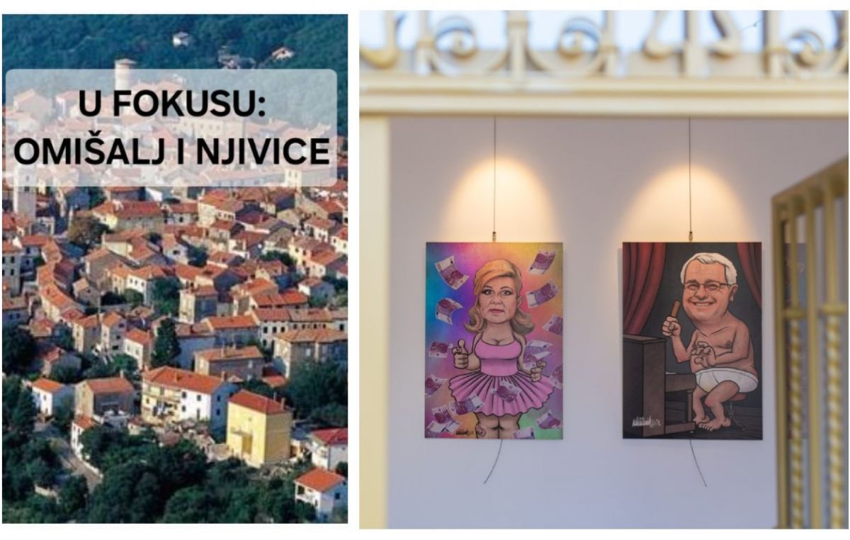 Povodom Dana Općine Omišalj svečano otvorena izložba poznatog karikaturista Nika Titanika