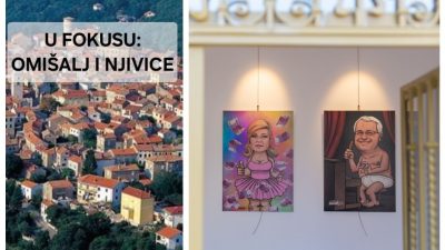 Povodom Dana Općine Omišalj svečano otvorena izložba poznatog karikaturista Nika Titanika