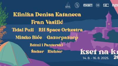 Fran Vasilić, Klinika Denisa Kataneca, Tidal Pull i RH Space Orkestra predvode lineup 2. izdanja festivala KSET na Krku
