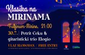 Klasika na Mirinama: Stiže internacionalni gitaristički virtuoz Petrit Çeku sa svojim triom Elogio