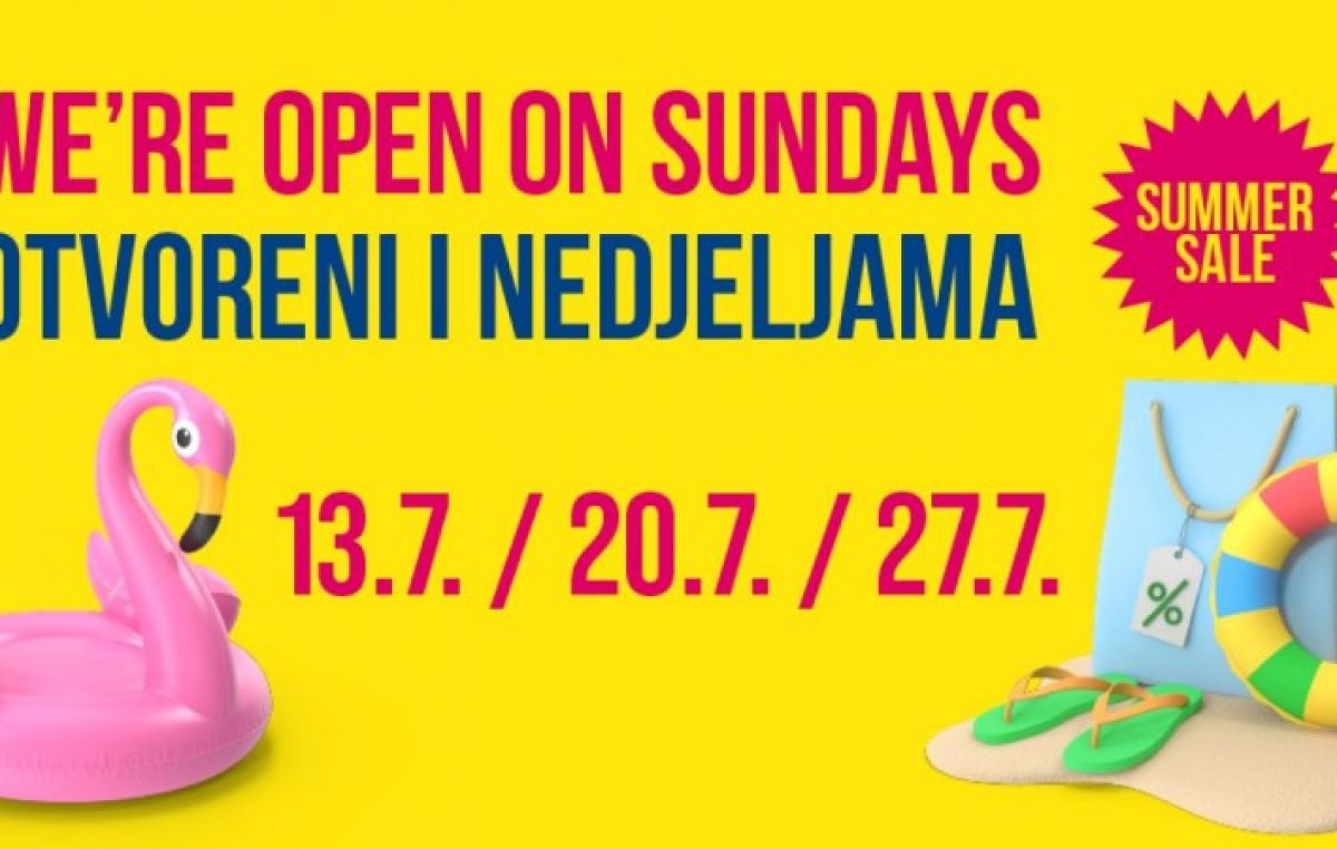 U Toweru su do kraja srpnja sve nedjelje radne!