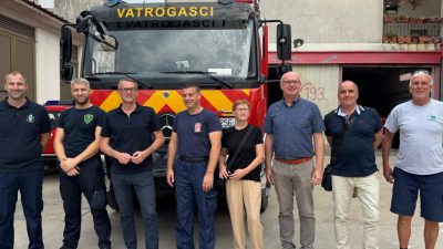 Župan Lukanović posjetio Rab: potpora vatrogascima, razvojni planovi Općine Lopar i ulaganja u lučku infrastrukturu
