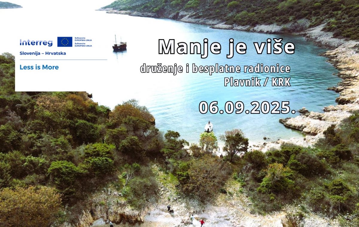 Krk domaćin eko-događanja “Manje je više”: dan održivog življenja i prijateljstva preko granice