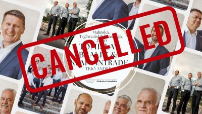 Otkazan koncert Tomislava Bralića & Klape Intrade u Malinskoj