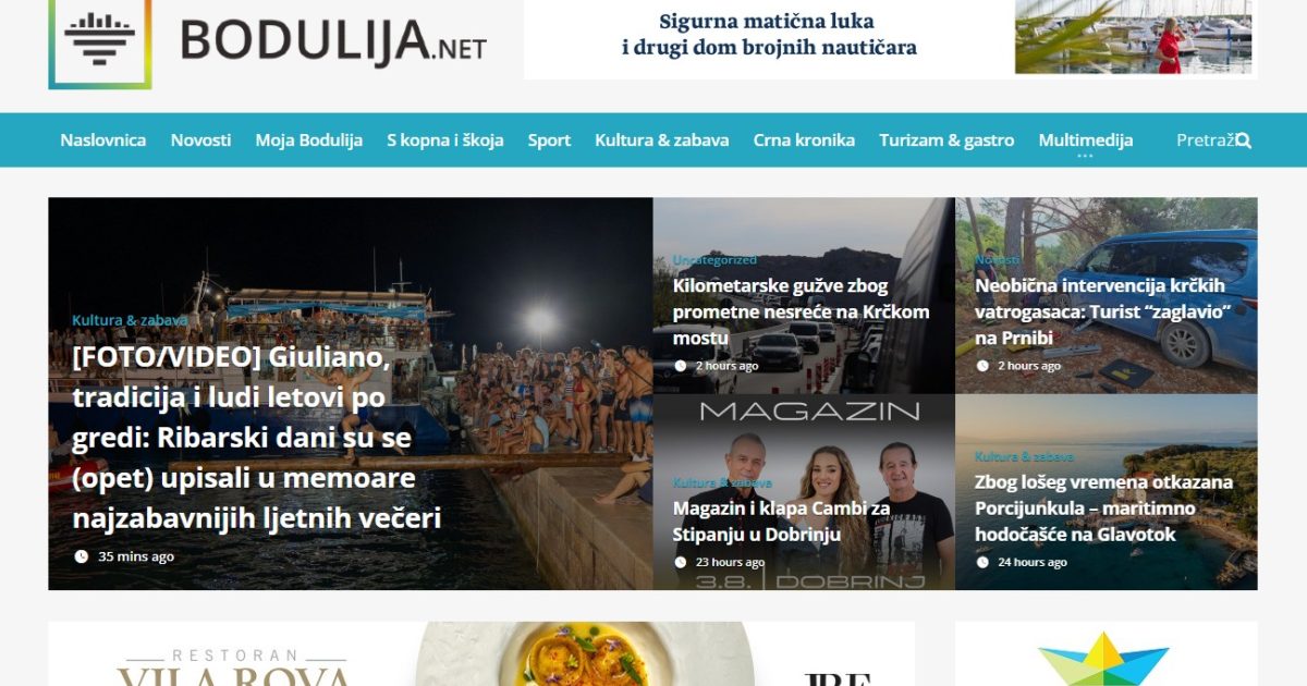 Bodulija.net – Vaš otok vijesti, vaš partner za oglašavanje