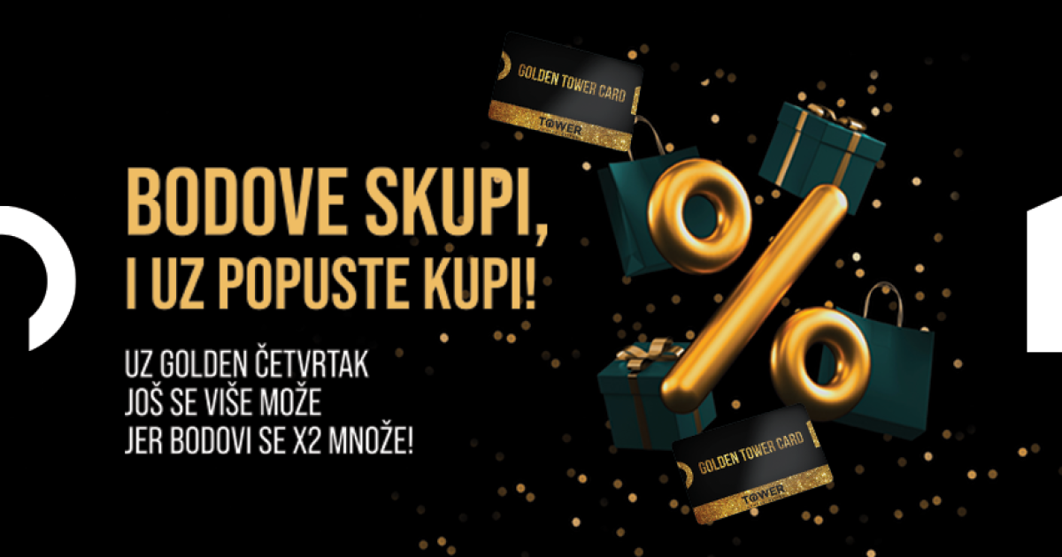 Ovaj tjedan vas u Toweru očekuju Golden četvrtak i radna nedjelja