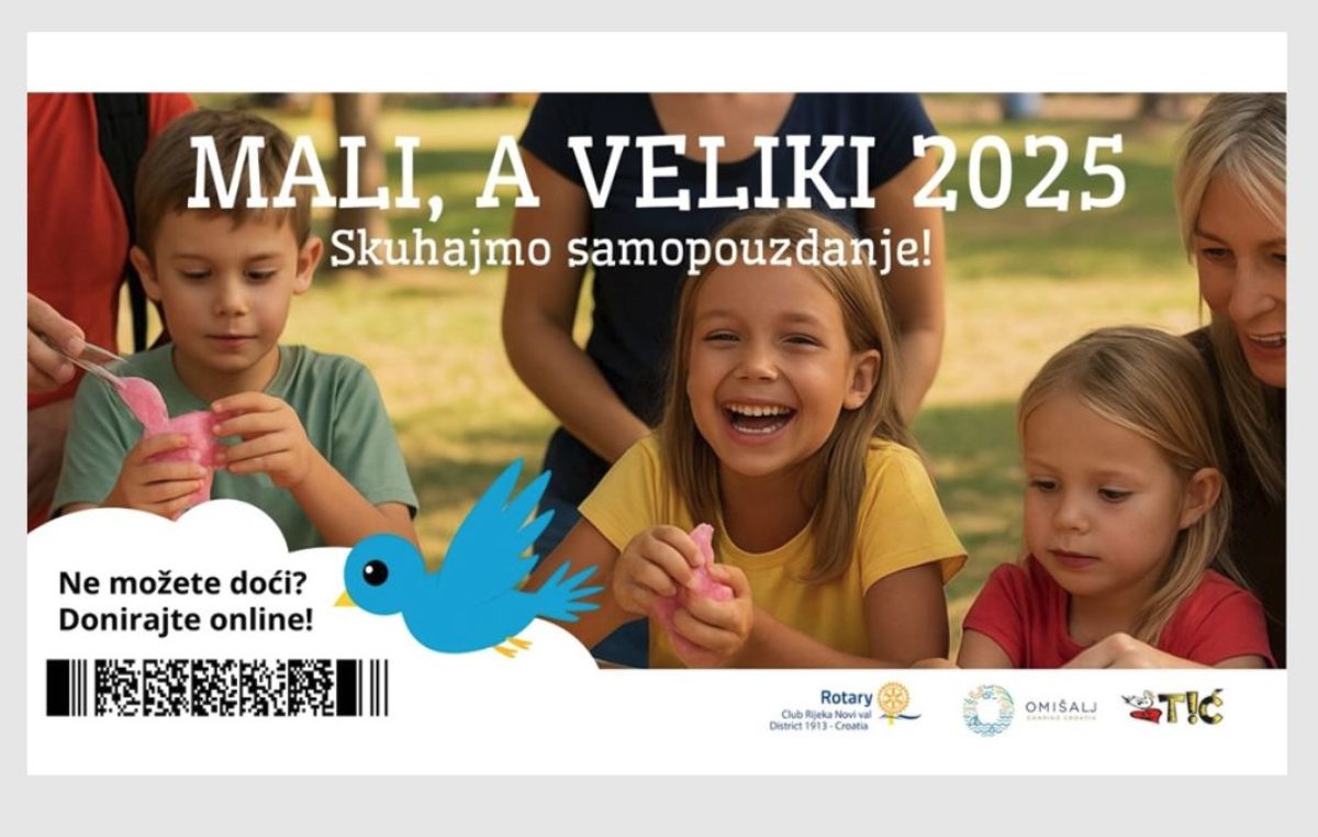Omišalj: Rotary klub Rijeka Novi val organizira donatorski event za projekt “Skuhajmo samopouzdanje!” Centra Tić