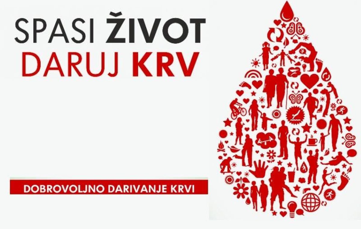 Danas se obilježava Dan dobrovoljnih davatelja krvi. Hvala im!