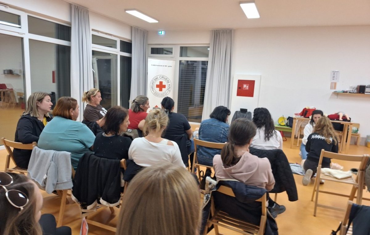 Edukacija prve pomoći za djelatnike Dječjeg vrtića “Katarina Frankopan” Krk