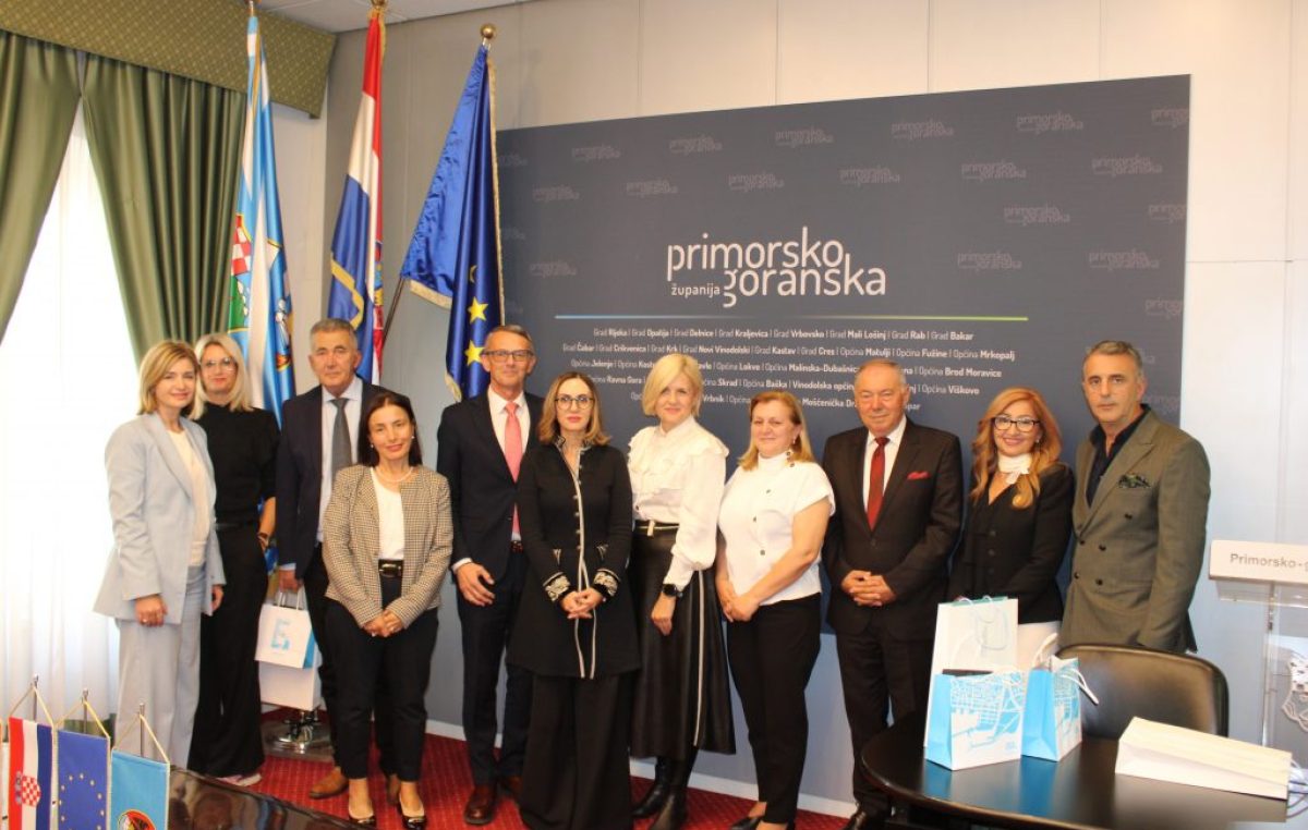 Nastupni posjet veleposlanice Republike Albanije Nj. E. Donike Hoxha Primorsko-goranskoj županiji