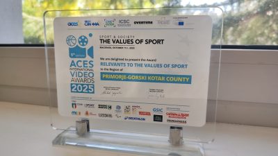 Županijski video Land of Champions osvojio nagradu ACES- Bruxelles