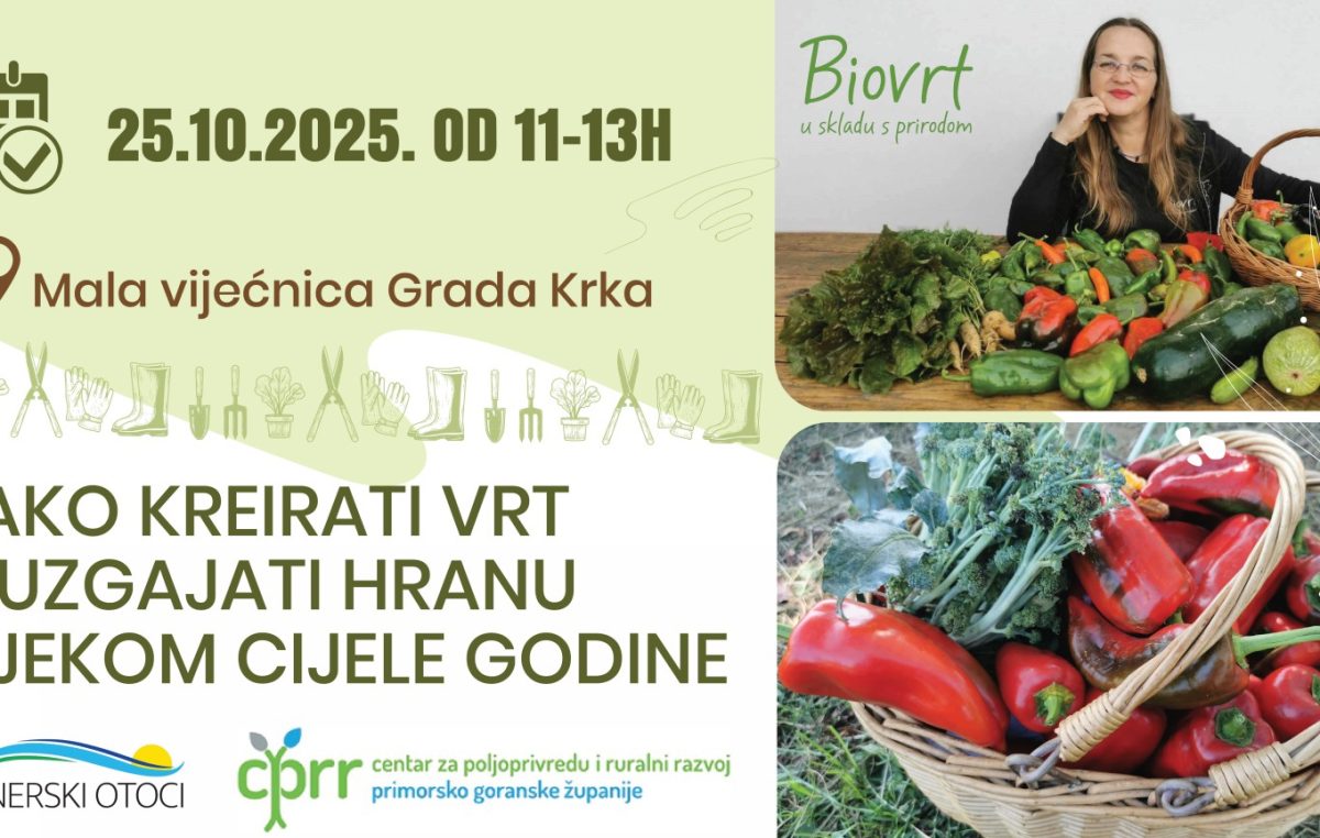 [RADIONICA] Kako kreirati vrt i uzgajati hranu tijekom cijele godine