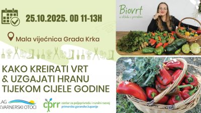 [RADIONICA] Kako kreirati vrt i uzgajati hranu tijekom cijele godine
