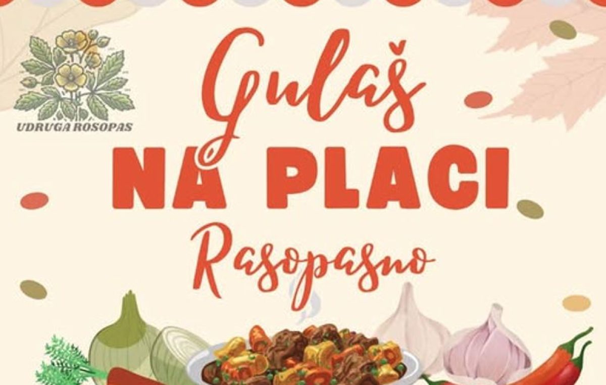 Rasopasno: Natjecanje u kuhanju gulaša ove subote na placi