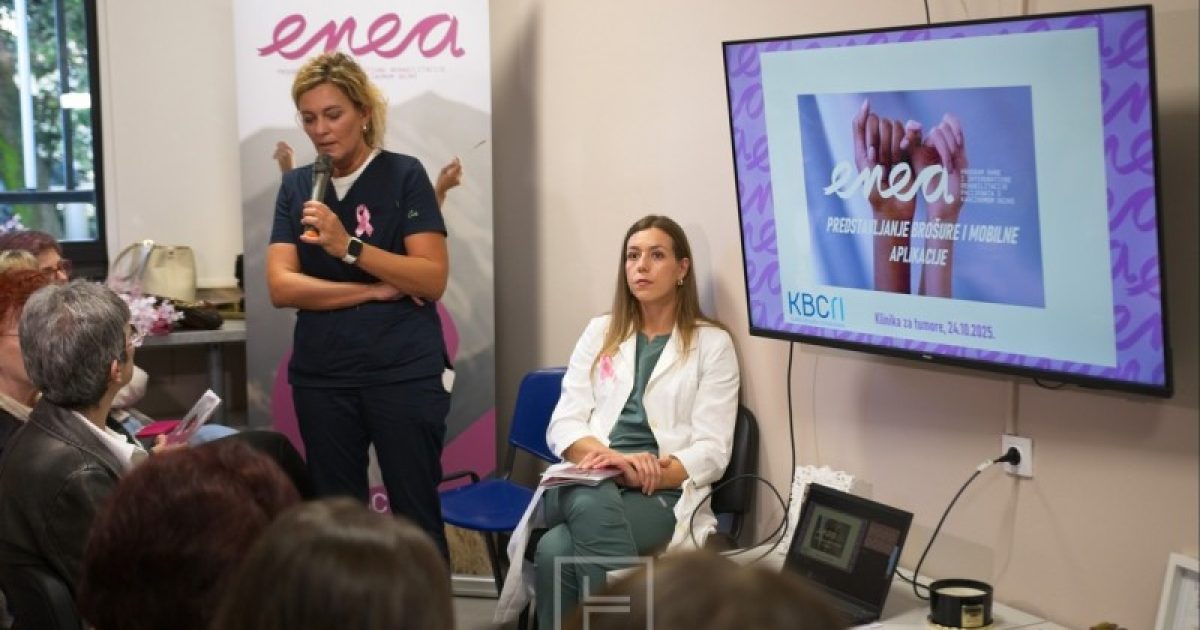 [FOTO/VIDEO] KBC Rijeka predstavio brošuru i prvu mobilnu aplikaciju ENEA za pacijentice s rakom dojke