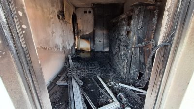 [FOTO] U požaru u Krku potpuno je izgorjela soba