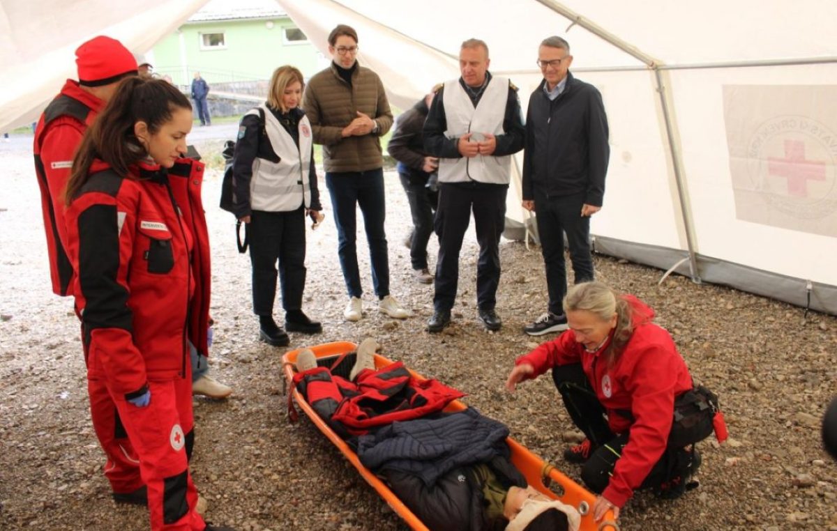 Održana vježba operativnih snaga: „Odgovor sustava civilne zaštite na posljedice potresa“
