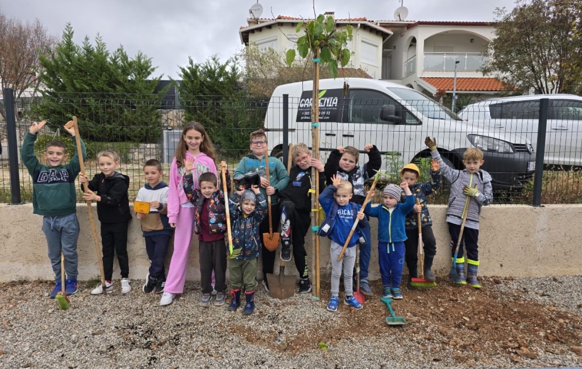 [FOTO] Zelena akcija u Korniću: Mališani pomogli posaditi autohtone murve
