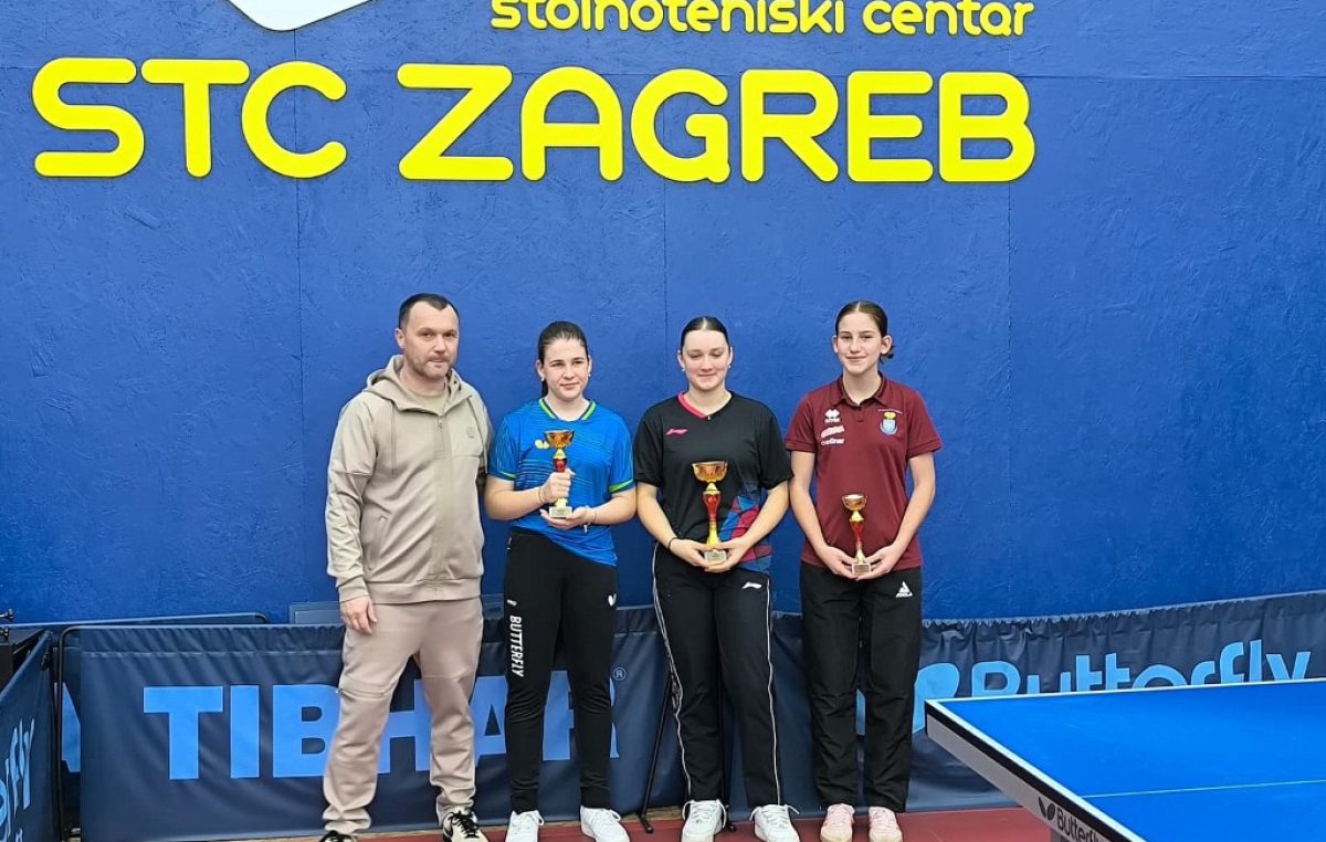 Marija Bogović odlična treća na turniru TOP 8 za kadetkinje u stolnom tenisu