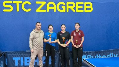 Marija Bogović odlična treća na turniru TOP 8 za kadetkinje u stolnom tenisu
