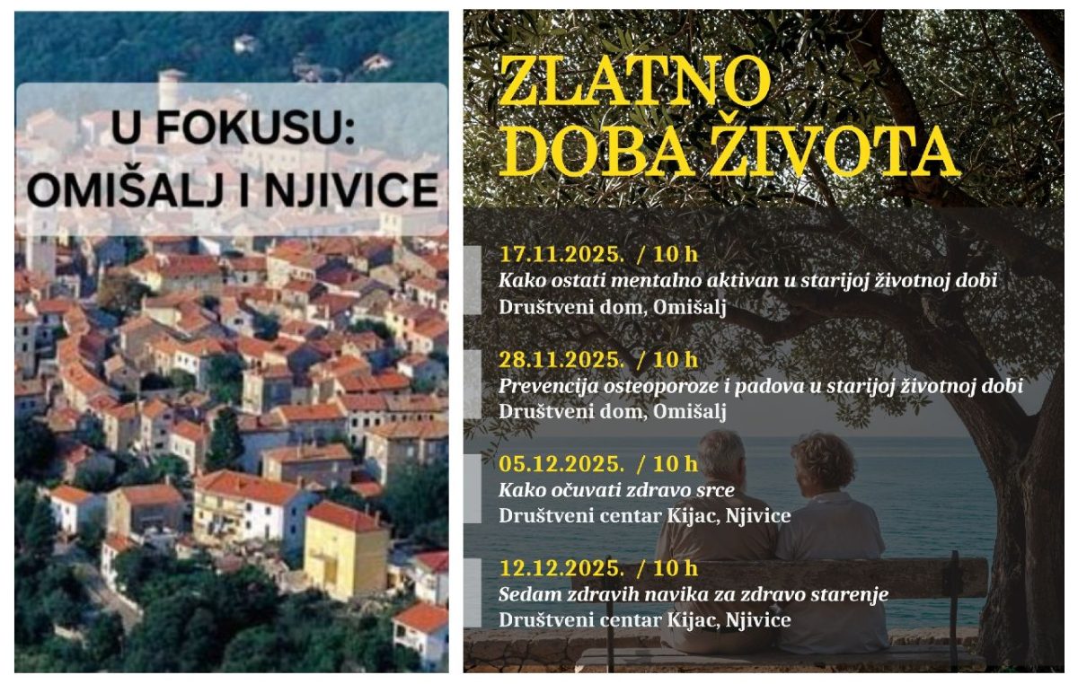 Zdravo starenje – ciklus edukacija za zdrav i aktivan život