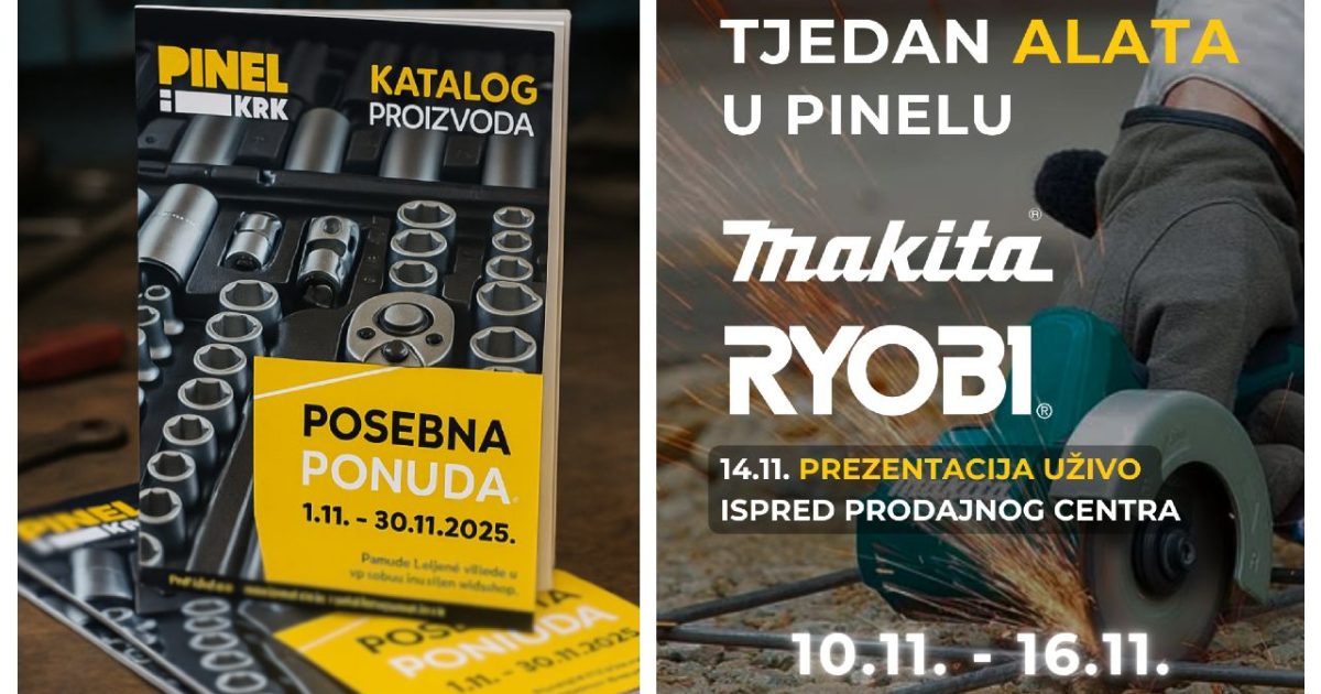 Studeni u znaku popusta i prezentacija u Pinelu