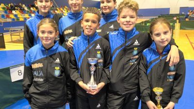 Krčki stolnotenisači sjajni na jakom HSTS-ovom međunarodnom turniru u Varaždinu