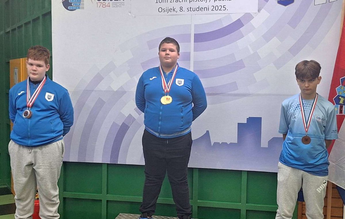 Žetva medalja za mlade stijelce Streljačkog kluba Dub iz Malinske