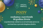 Omišalj: U tijeku su prijave za božićnicu za 80+ stanovinike