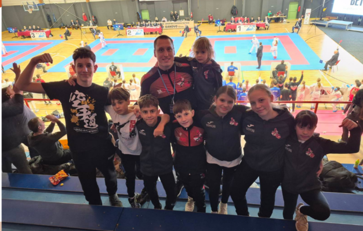 Srčana borba krčkih karatista na Ekipnom prvenstvu Hrvatske u Đakovu