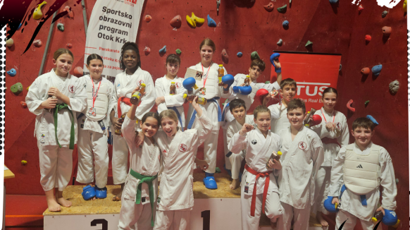 Liga otoka Krka: Aktivna godina krčkih karatista zaključena atraktivnim borbama