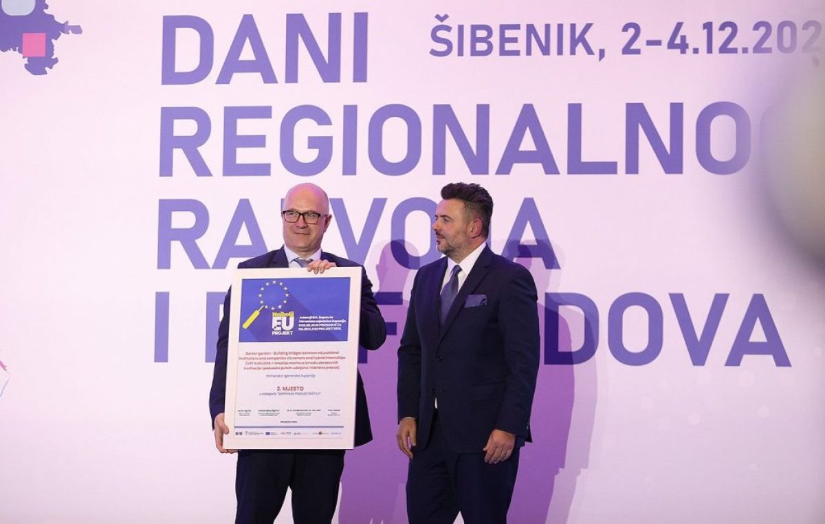 PGŽ osvojila 2. mjesto za projekt Career Garden u izboru Najboljih EU projekata