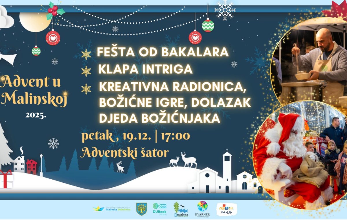 Adventski vikend u Dubašnici u znaku bakalara, fritula i vesele party ritmove