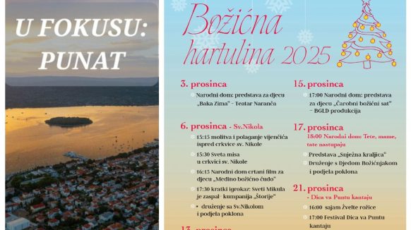 Vrijeme je za Božićnu hartulinu – bogat adventski program u Puntu