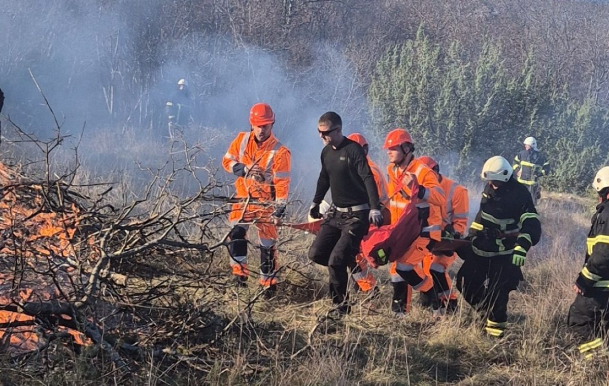 Uspješno održana vježba gašenja požara na otvorenom DVD I CZ Malinska – Dubašnica