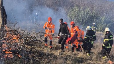 Uspješno održana vježba gašenja požara na otvorenom DVD I CZ Malinska – Dubašnica