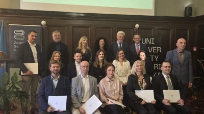 Dodijeljene nagrade Zaklade Sveučilišta u Rijeci za kalendarsku 2024.godinu