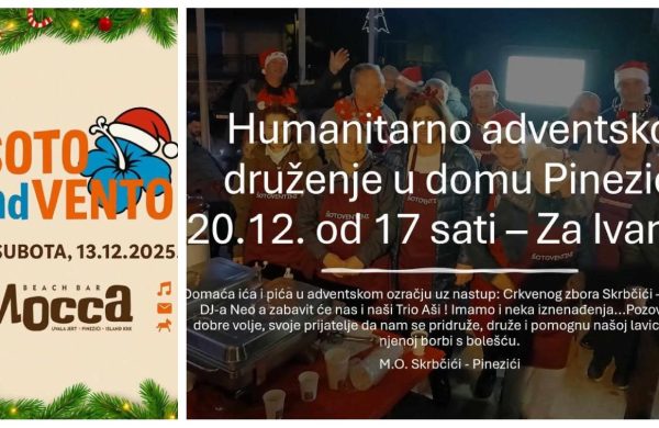 Šoto(ad)ventini u dva sjajna adventska druženja prikupljaju sredstva za Ivanu Berković