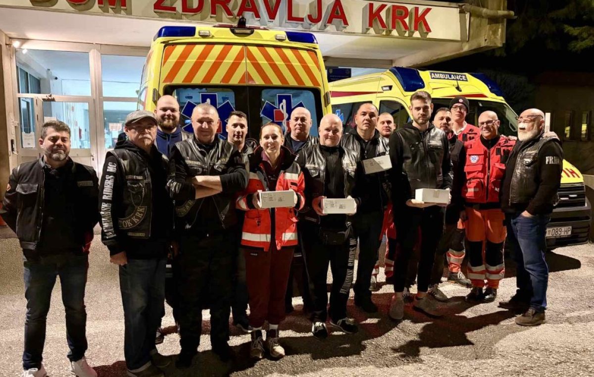Moto Klub Krk, Fluminense Riders MC donijeli radost u krčke vrtiće, ali i vrijednu donaciju hitnoj pomoći