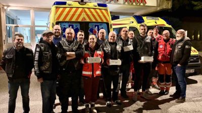 Moto Klub Krk, Fluminense Riders MC donijeli radost u krčke vrtiće, ali i vrijednu donaciju hitnoj pomoći