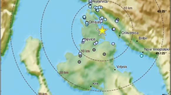 Potres na otoku Krku, probudio je i neke na kopnu