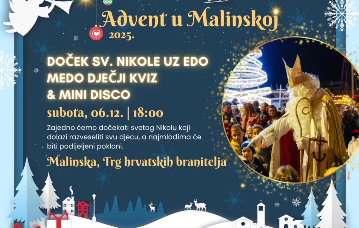 Vikend u Malinskoj: Sveti Nikola za mališane, rock eksplozija uz Kožne Jakne za one starije