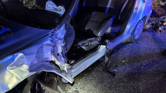 Prometna nesreća na području Dobrinjštine, jednu osobu vatrogasci izvlačili iz vozila