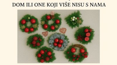 Humanitarna prodajna izložba božićnih vjenčića u Omišlju