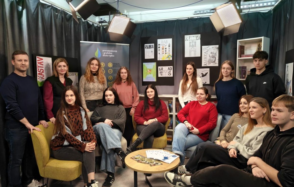 Učenici Prirodoslovno-grafičke škole Rijeka pokreću vlastitu emisiju: Od školskog projekta do TV ekrana