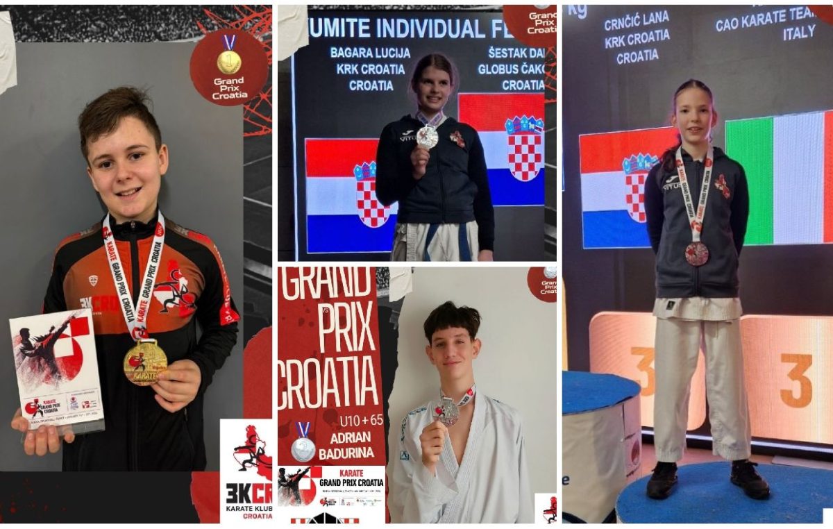 Krčki karatisti sjajno otvorili sezonu na Grand Prix Croatia natjecanju
