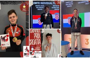 Krčki karatisti sjajno otvorili sezonu na Grand Prix Croatia natjecanju